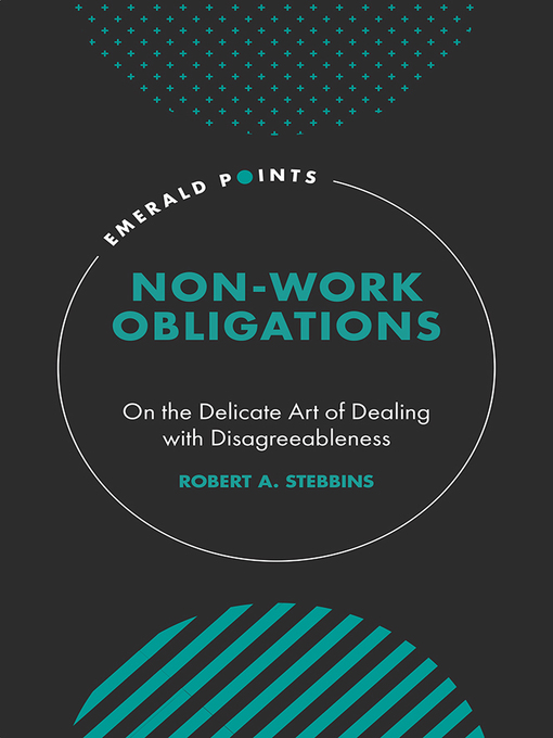Title details for Non-Work Obligations by Robert A. Stebbins - Available